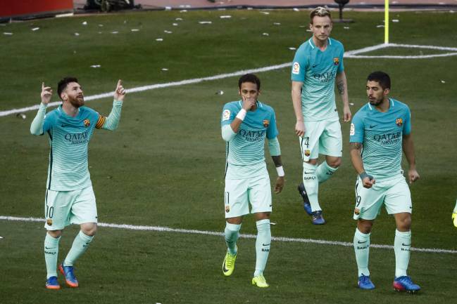 Atletico Madrid Vs Barcelona 16 17 Laliga As It Happened Match Report Goals As Com