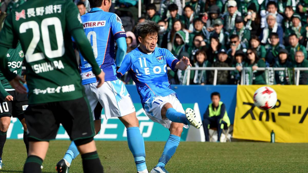 J League Japanese Legend Kazuyoshi Miura Plays On 50th Birthday As Com