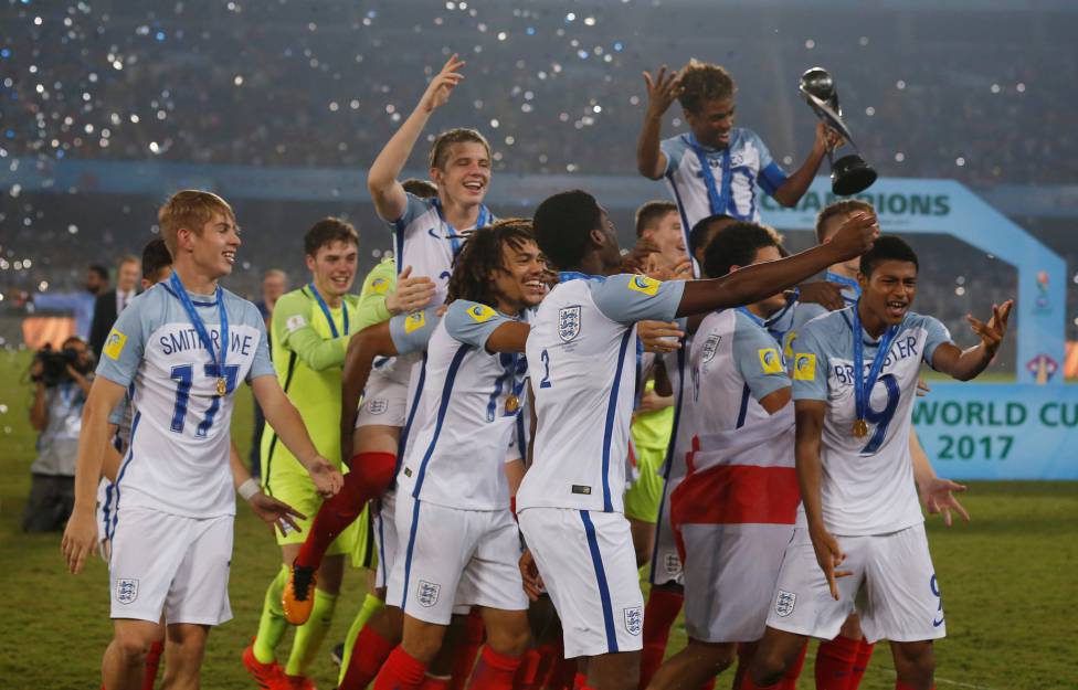 England 5 2 Spain U 17 World Cup Final Goals As It Happened Match Report As Com