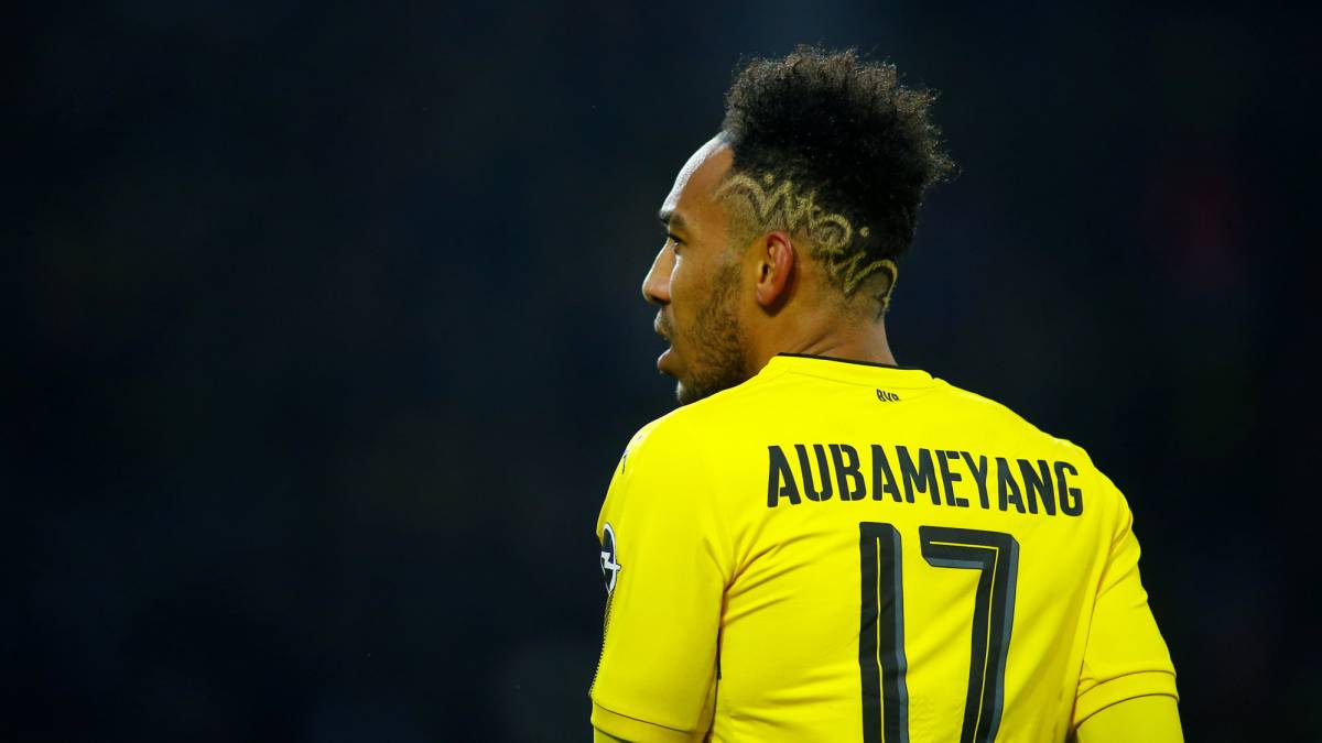 aubameyang dortmund jersey