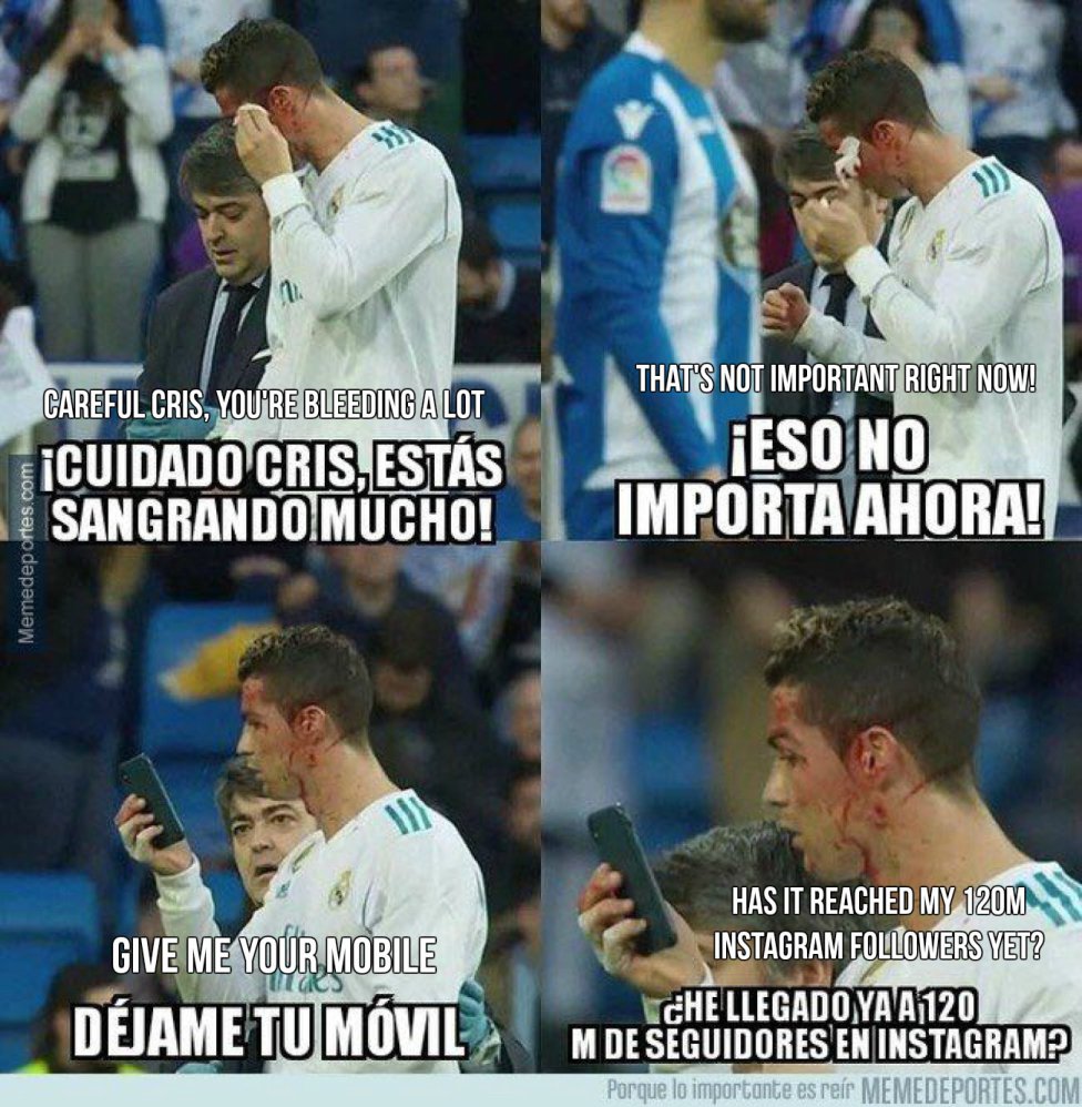 Cristiano Ronaldo Stars In The Real Madrid Deportivo Memes Ascom