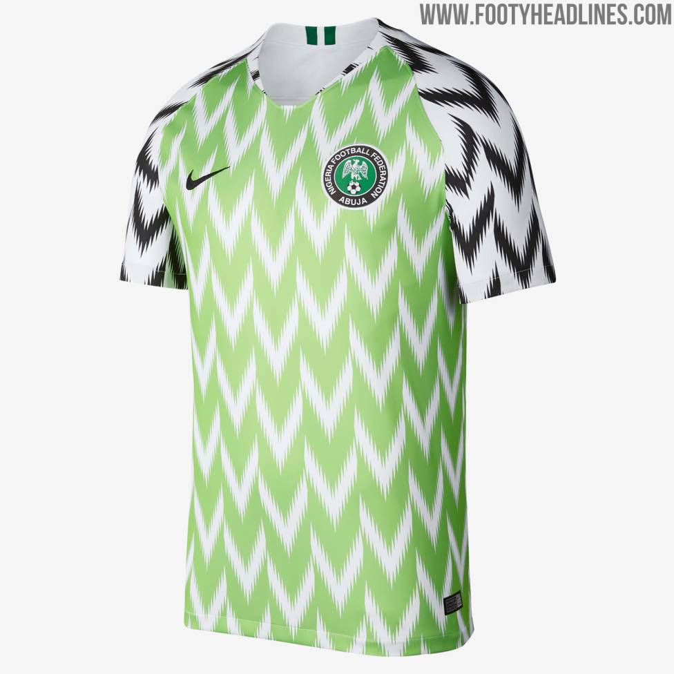 nigerian soccer team jersey