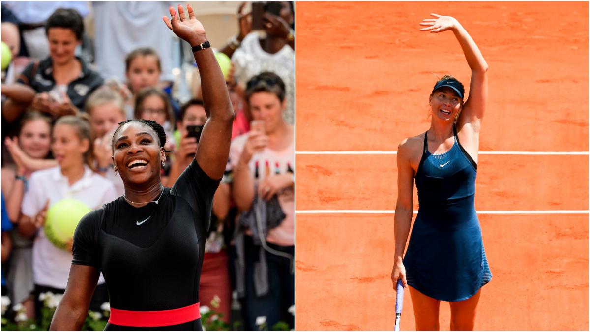 Williams V Sharapova Five Of Their Best Matches Ahead Of French Open Clash As Com