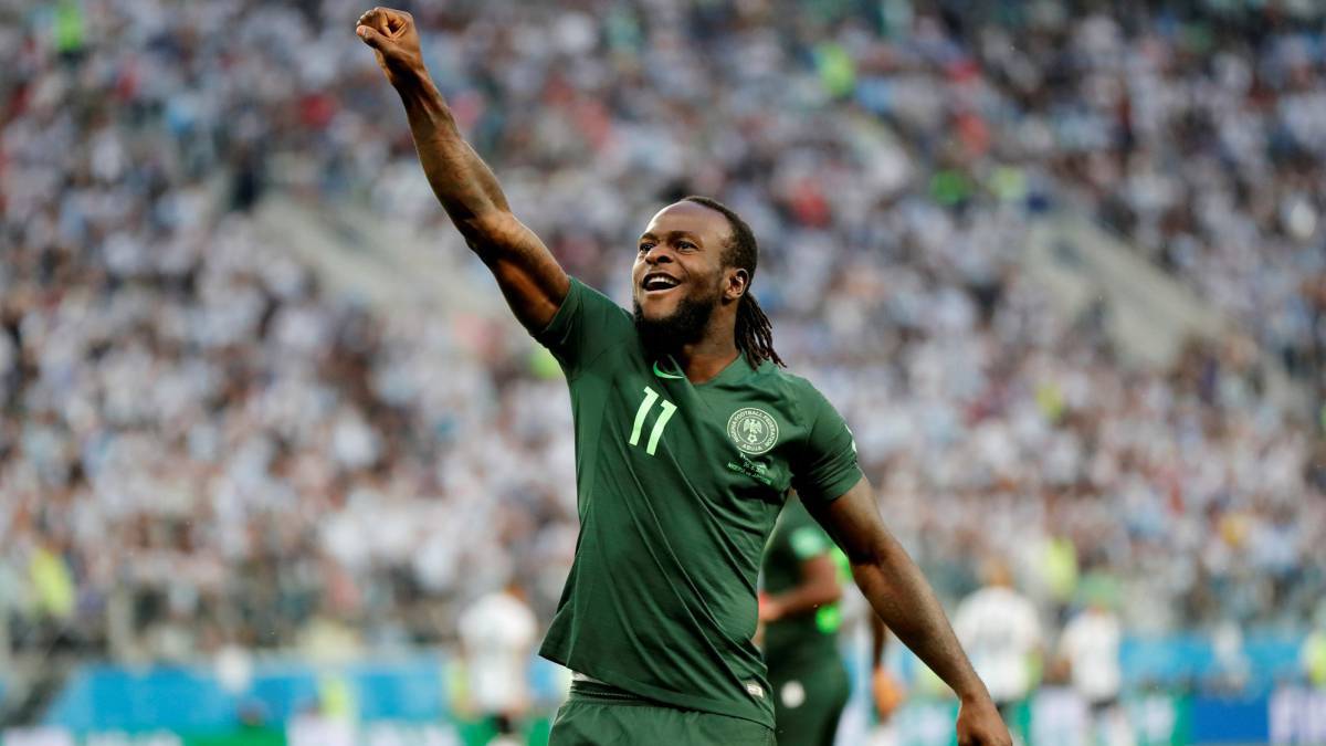 Nigeria shocked by Victor Moses