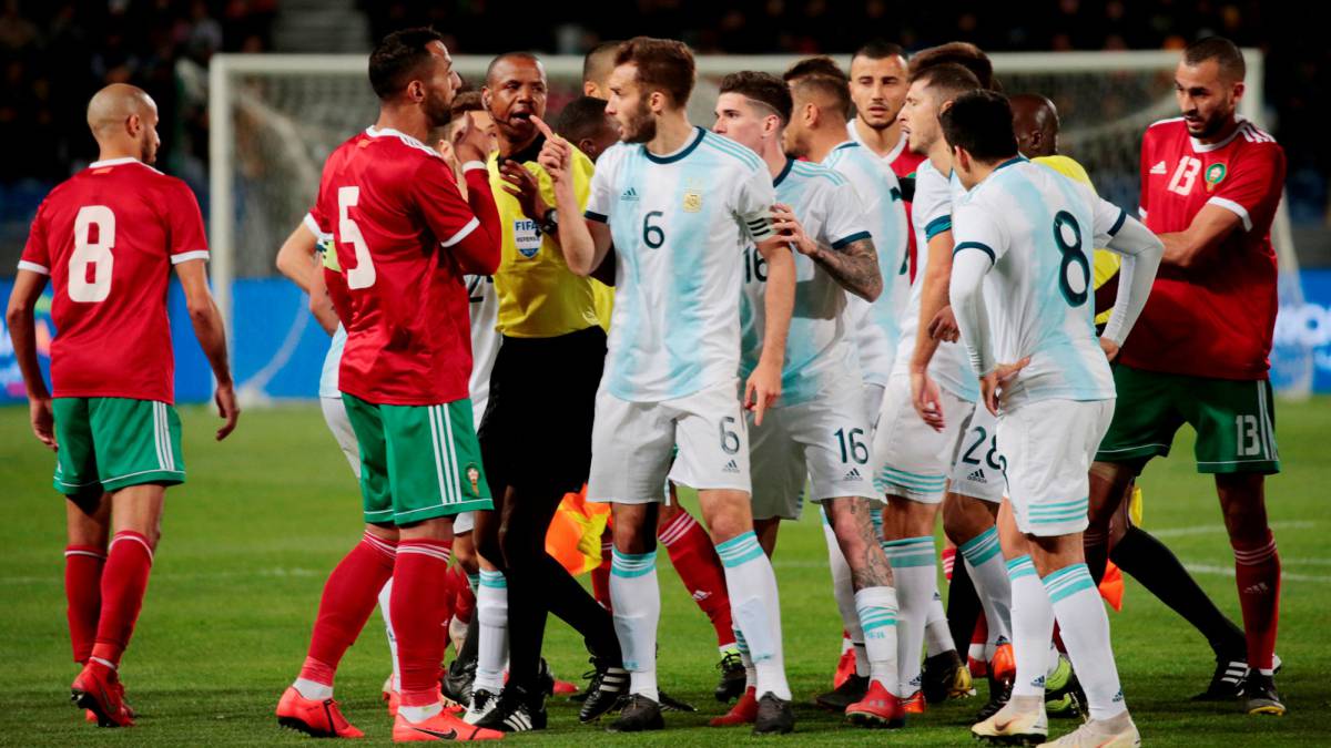 Image result for argentina vs morocco 2019