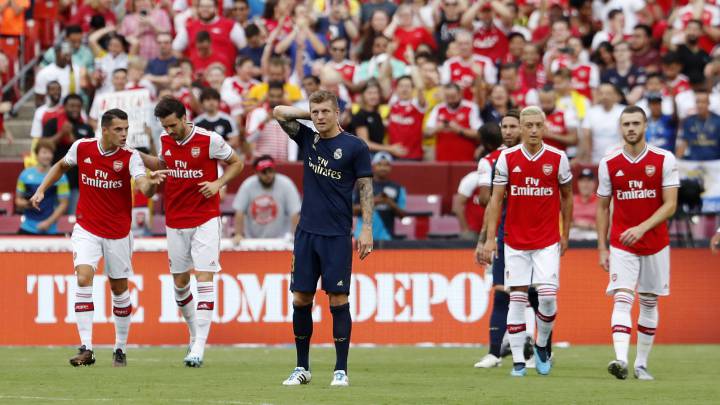 Real Madrid beat Arsenal in wild game 