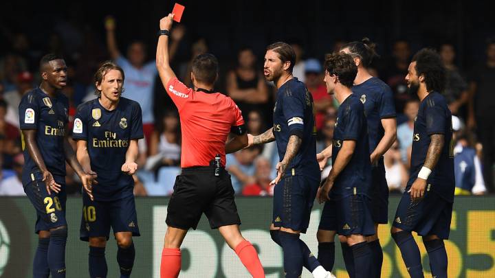 Celta Defied By 10 Man Real Madrid In Balaidos As Com